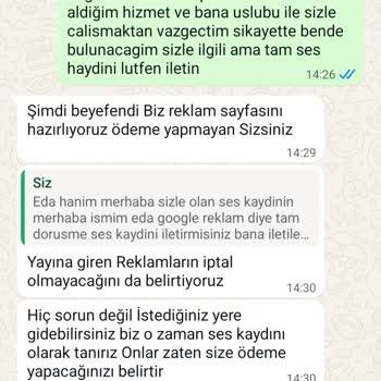 Teslim Alınmadan 3500 TL Ödeme Talebi Ve Dava Tehdidi
