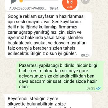 Teslim Alınmadan 3500 TL Ödeme Talebi Ve Dava Tehdidi