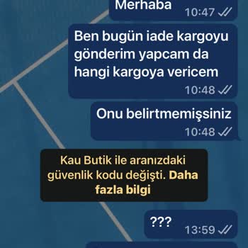 Küçük Gelen Elbise, Cevapsız Satıcı Ve İade Talebi