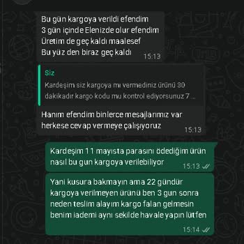 Nişan Elbisesi Teslimat Gecikmesi Ve Kargo Takip Bilgisi Verilmemesi