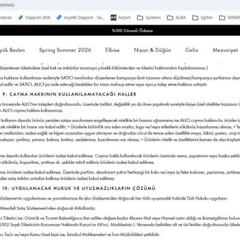 İndirimli Ürünlerde İade Reddi Ve Yanıltıcı Bilgilendirme