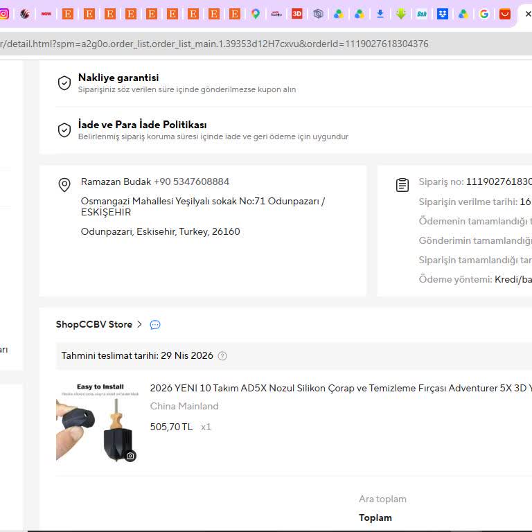 Aliexpress Siparişim Üç Aylık Bekleyişte Teslim Edilmedi, Geri Ödeme Talebim