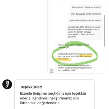 Gardrops'ta Kusurlu Mont Ve Cevapsız İade Süreci