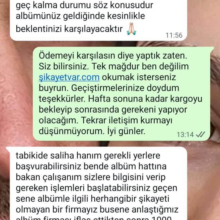 Bikaremutluluk'tan 90 Gün İçinde Teslim Edilmesi Gereken Düğün Albümünün Gecikmesi Ve Yasal Uyarı