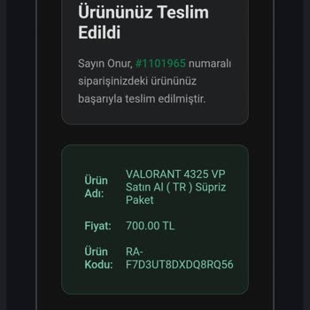 Ödenen 725 TL Karşılığında Eksik VP Yüklemesi Ve Müşteri Hizmetleri Engeli