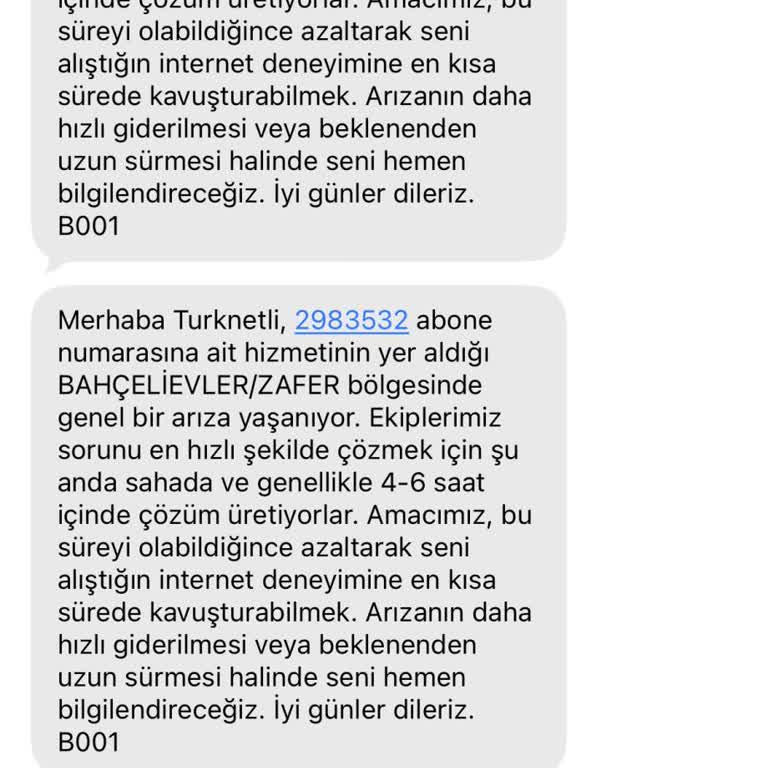TurkNet'ten Kesintili İnternet Ve POS Cihazı Sorunu