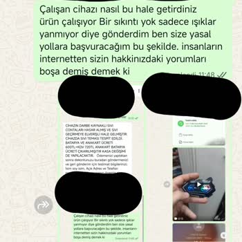 LED Arızasına Garanti Dışı İddia Ve 720 TL Ücret Talebi
