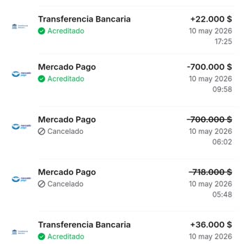 1Win, retiros marcados como acreditados no recibidos en cuenta, exijo solución