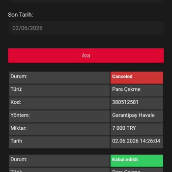 7.000 TL Çekim Talebimin Açıklamasız Reddedilmesi Ve Destek İhmali