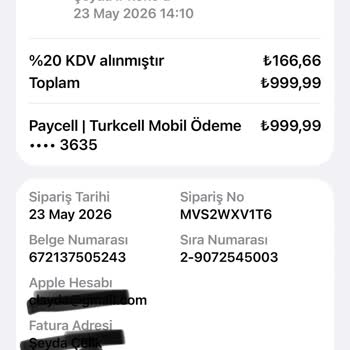 Yıllık Pro Paketi İçin 1100 TL Geri Ödeme Talebi