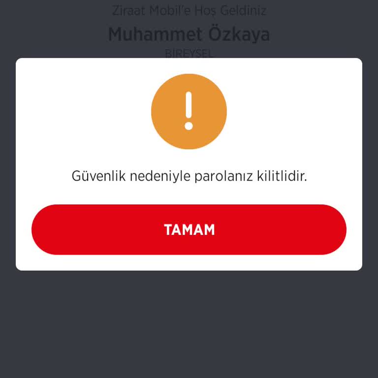 Ziraat Bankası Mobil Uygulama Girişinde Güvenlik Hatası Çözülmedi