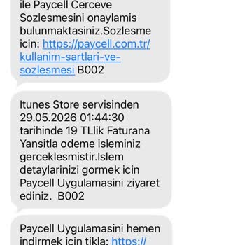 İzinsiz Paycell Aktifleştirme Ve 999 TL’lik Fatura Kesintisi Kabul Edilemez
