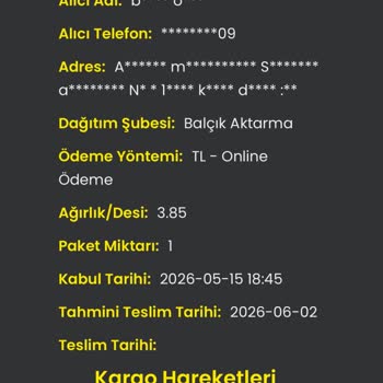 Teslim Edilmemiş Zara Siparişi Ve İade Talebi
