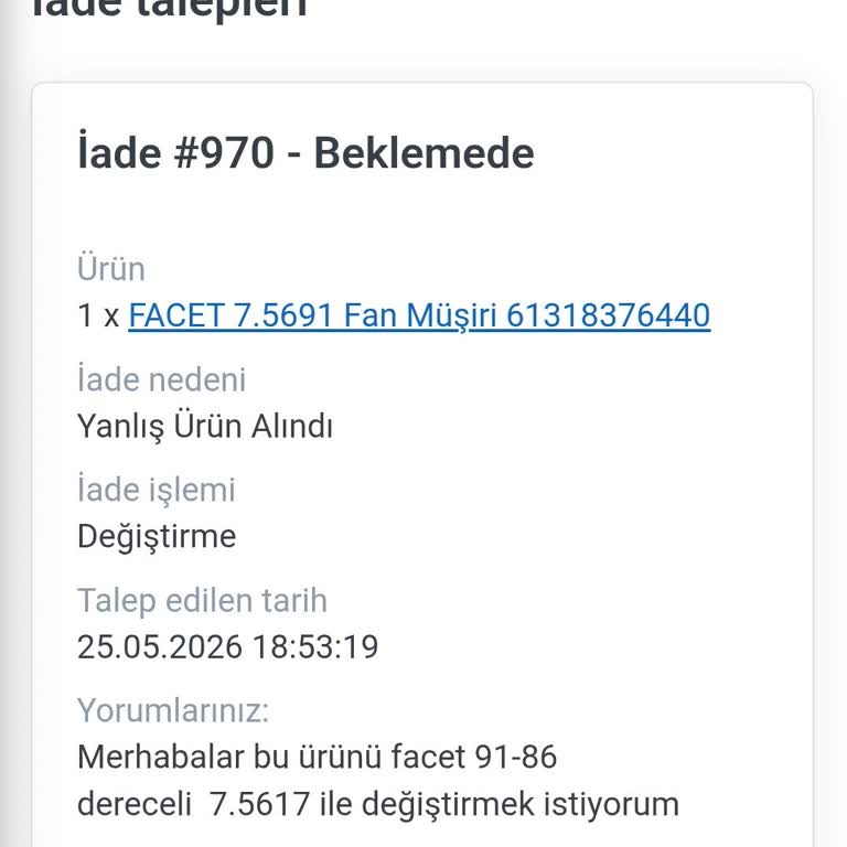 Cepoto Değişim İsteğine Cevap Bulamamak