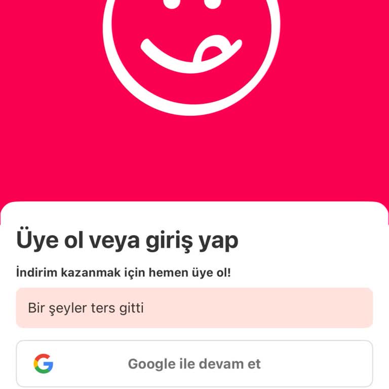 Yemeksepeti Uygulamasına Giriş Sorunu Çözülmedi Ve Destek Yanıtı Gelmedi
