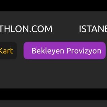 Ek Kartımda Hatalı Provizyon Ve Decathlon Sipariş Sorunu