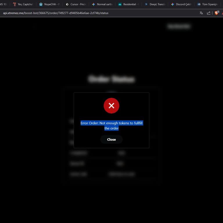 Geçersiz Boost Kodları Ve Cevapsız Satıcı Desteği