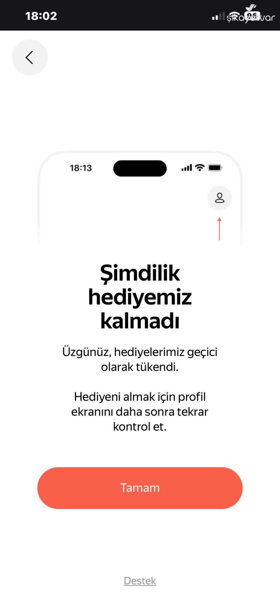 Yandex Yandex AI Kampanyasında Söz Verilen 200 TL Hediye Kodunun