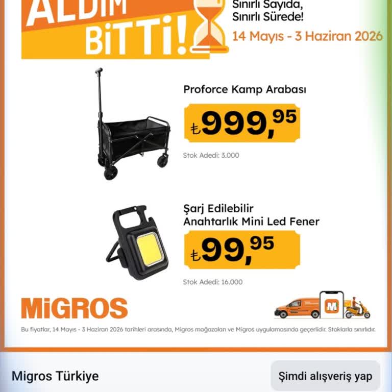 Migros Kasiyerinin Kaba Üslubu Ve Kamp Arabası Talebine Olumsuz Cevap