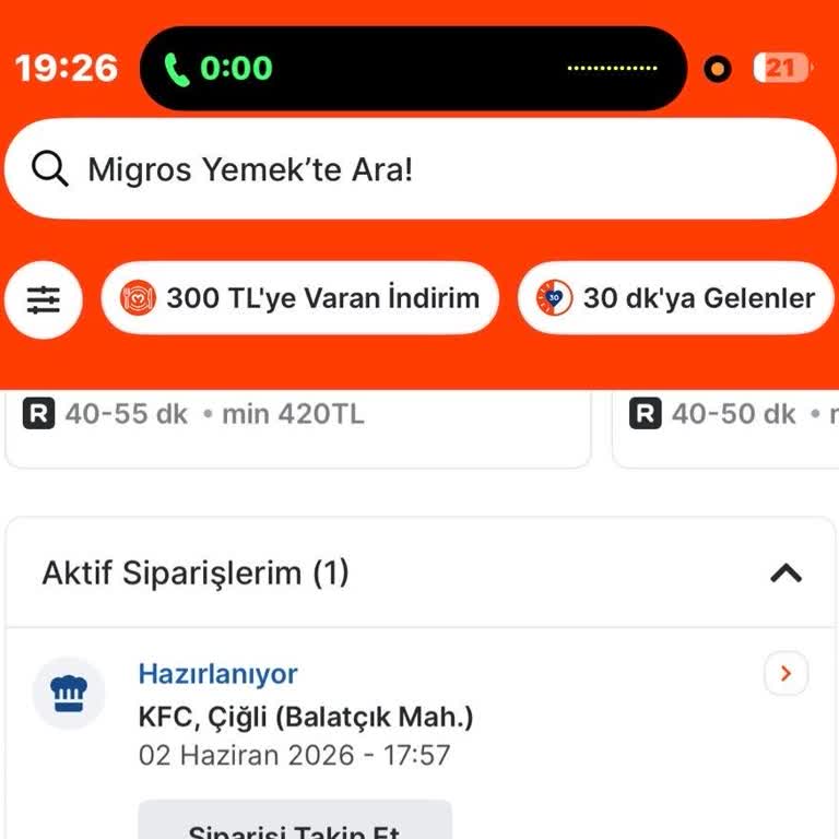 Migros’ta Ödenen Sipariş Teslim Edilmedi Ve Canlı Yardım Çalışmıyor