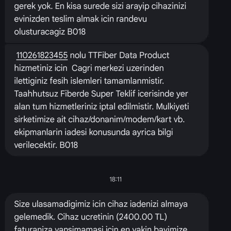 Ücretsiz Modem Teslimatı Sözünün Çiğnenmesi