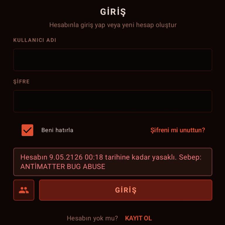Red Galaxy Game Adil Olmayan Yaptırım!