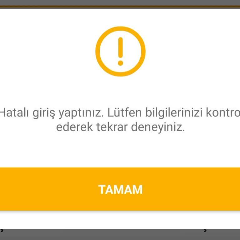 VakıfBank Mobil Şubede Hatalı Giriş Uyarısı Ve Yurt Dışı Acil Destek Talebi