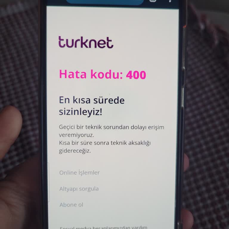 Altı Saat Süreli Kesinti Ve Yardımsız Teknik Destek, Abonelik İptali Tehdidi