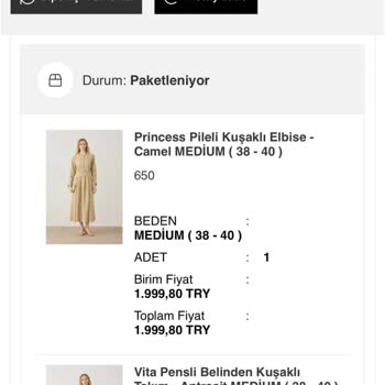 Kargo Bildirimi Yanlış, Ürün Gönderilmedi Ve Tam İade Talep Ediyorum