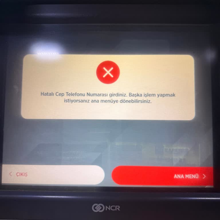 Ziraat Bankası ATM’sinde Cep Telefonu Hatası TOKİ Başvuru Ücret İadesini Engelliyor