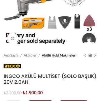 GNC El Aletleri Ve Hırdavat İlanı Uymayan Eksik Set Gönderimi Ve Çözüm Sunulmaması