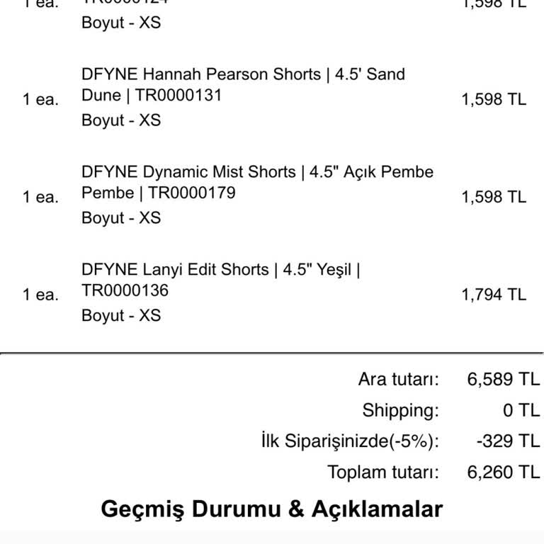 Dfyne Siparişim Hâlâ Sistemde “Pending” Olarak Görünmektedir