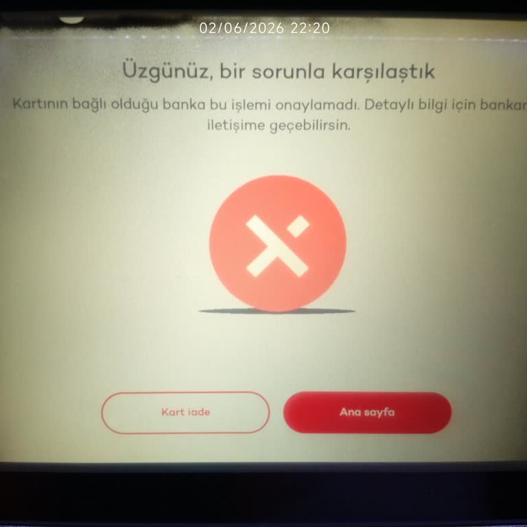 Pep Kartım ATM'den Para Yükleyemiyor, Hatalı İşlem Mesajlarıyla Mağdur Oldum