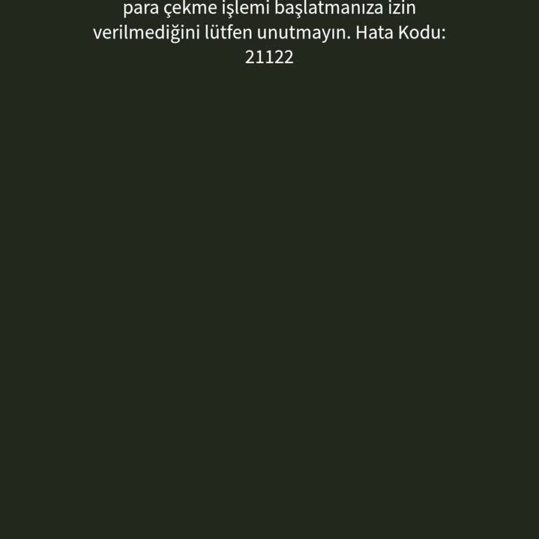 Jojobet Çekim Ve Yatırma İşlemlerinde Engelleme