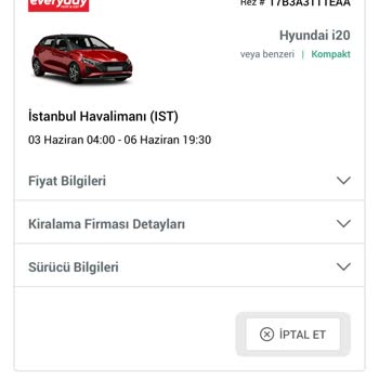 Ödeme Alındı, Rezervasyon Oluşmadı; İkinci Araç Kiralama İptal Edilemiyor