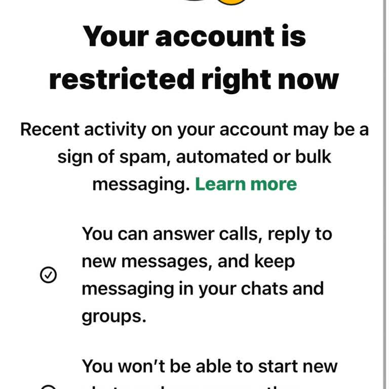 WhatsApp Account Got Banned Unnecessarily