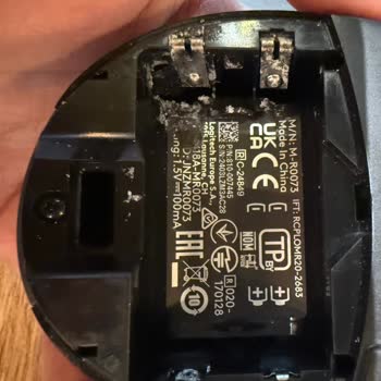 Duracell AA Pilleri Mouse’ta Akma Yaparak Hasara Neden Oldu