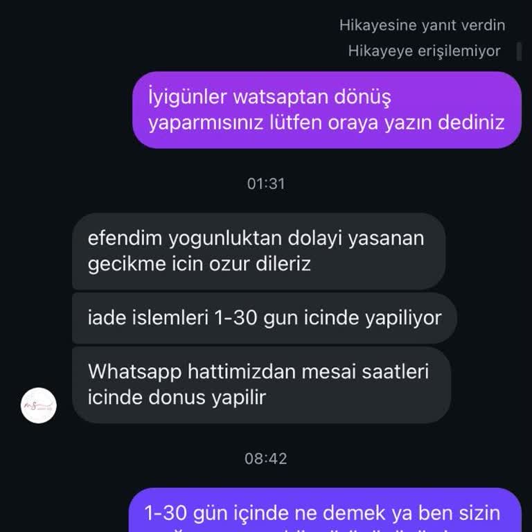 İade Edilen Ürün İçin Ücret İadesi Gecikmesi Ve İletişimsizlik