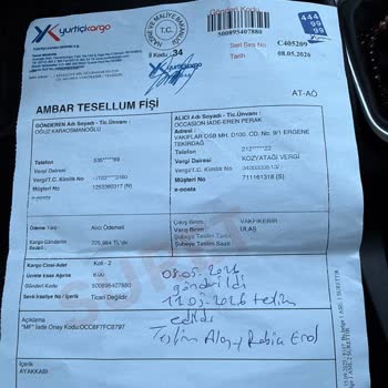 İade Kargosunun Teslim Edilmemesi Ve Perakende Firmasının Çözüm Sunamaması