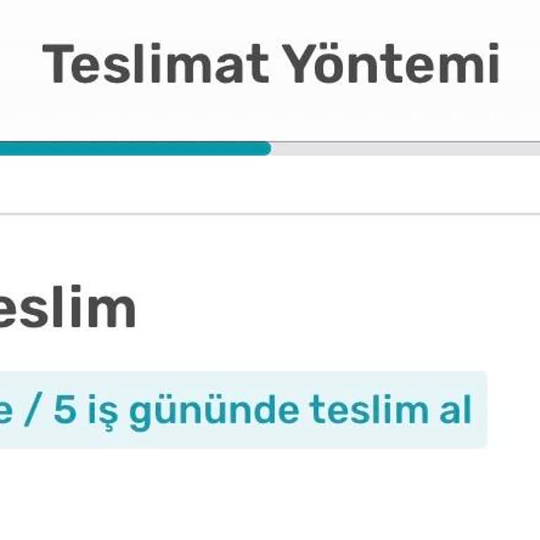 5 İş Gününde Mağazadan Teslim Seçeneği Yanıltıcı