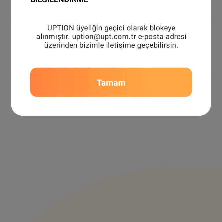 Uption Hesabım Açılmadı Ve 70.000 TL Bakiye Erişilemiyor