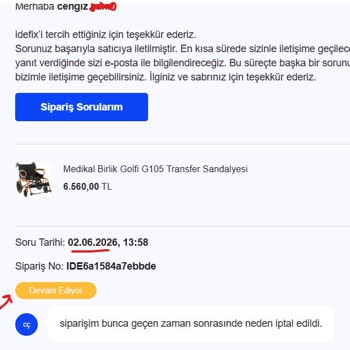 Keyfi İptal Ve Fiyat Farkı Nedeniyle Mağduriyet