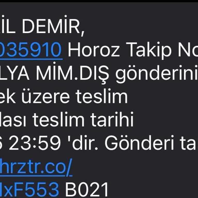 Teslim Edilmemiş Dolap Ve Horoz Lojistik Sorunu