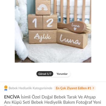 Eksik Gönderilen Ahşap Anı Küpü Seti İçin Parça Talebi Ve Trendyol’un Destek Vermemesi