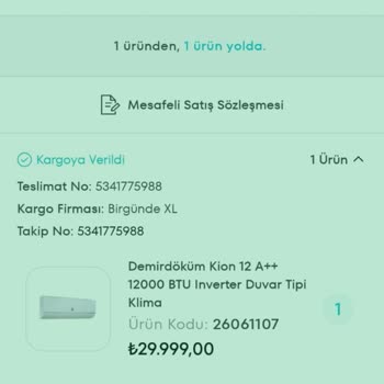 A101 Online’da İptal Edilen Klimanın 29.999 TL İadesi Gerçekleşmedi