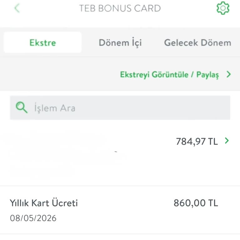 Yıllık 860 TL Kart Aidatı Hakkında Haksız Kesinti Ve İade Talebi