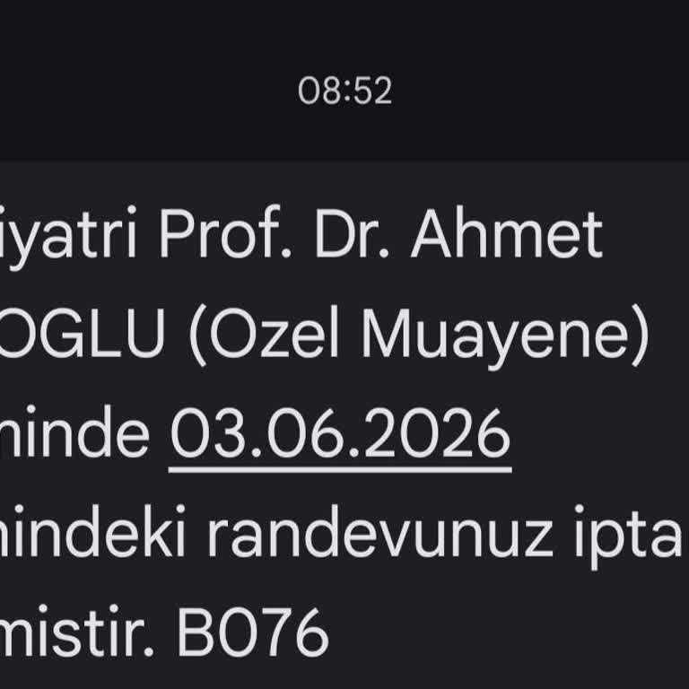 Acil Randevu İptali Ve Telefon Cevapsızlığı Hastane Personelinde Sorumluluk Sorunu