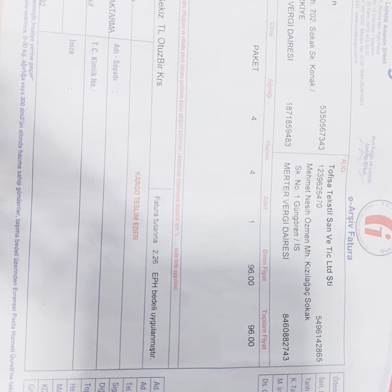 Kayıp Kargo Ve 1.130 TL İade Talebi