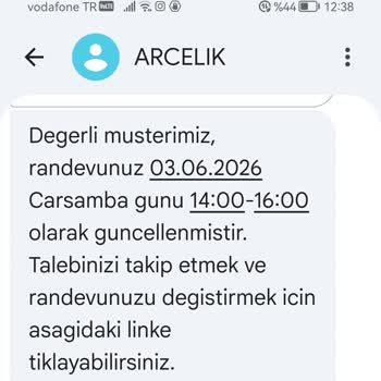 Arçelik Davlumbaz Değişim Randevusunun Sürekli Ertelenmesi Ve Çelişkili Bilgilendirme