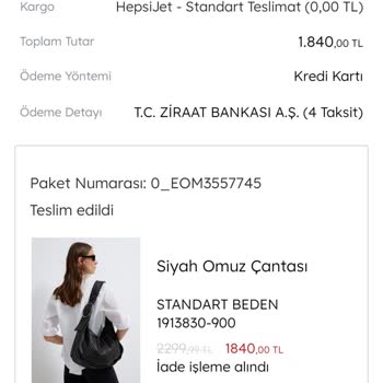 Mavi'den 1.840 TL İade Ödemesinin Gecikmesi Ve Açıklama Talebi